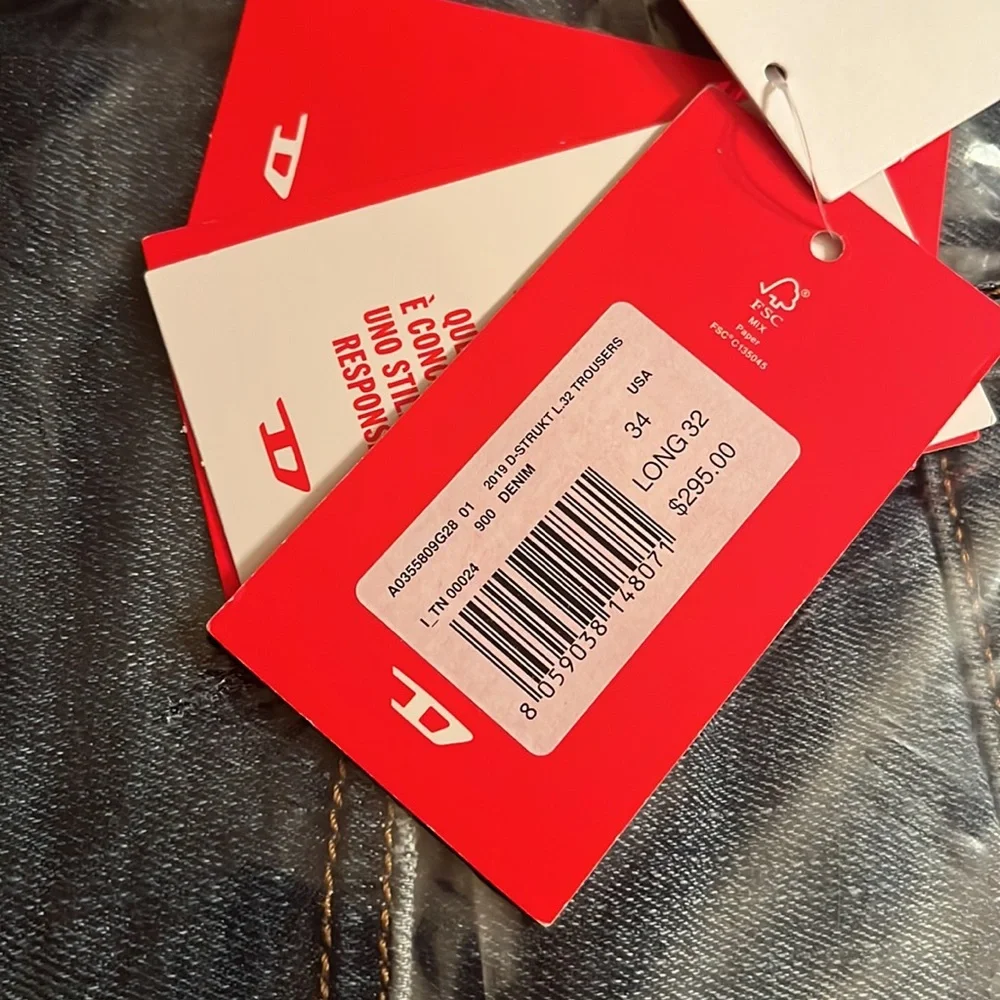 NEW Diesel D-Strukt Ombre Jeans